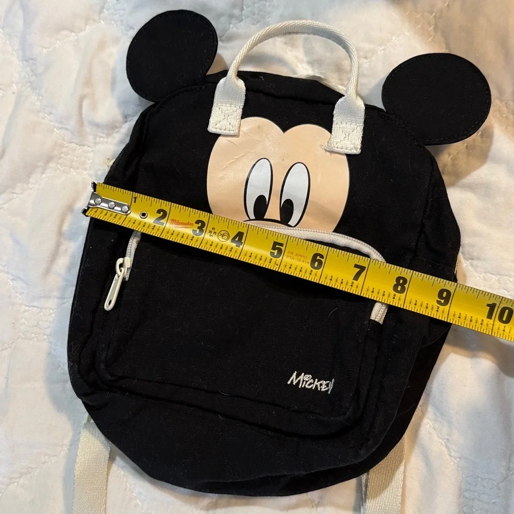 Disney Child’s Mickey Mouse Black Kids Backpack H & M 🖤 🖤